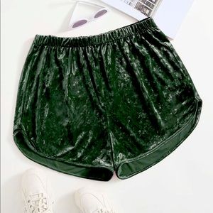 Velvet Solid Track Shorts